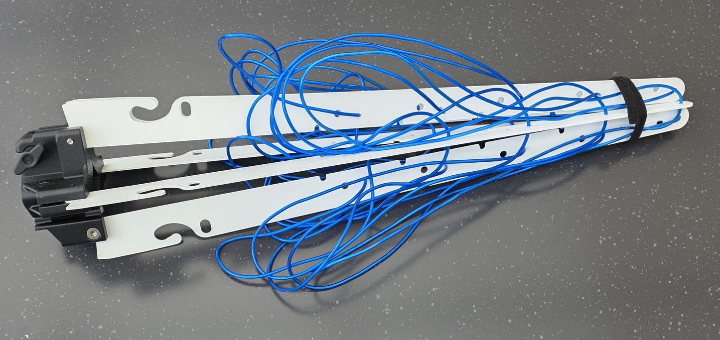 Markisen-Butler - Wäschespinne am Stellfuß der Markise
